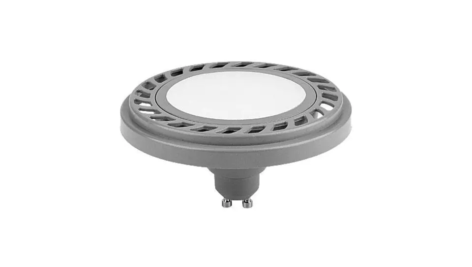 ⁨Żarówka ES111 gu10 15 led 8,9W S/NW 120s neutralna biała AR111 szara obudowa⁩ w sklepie Wasserman.eu