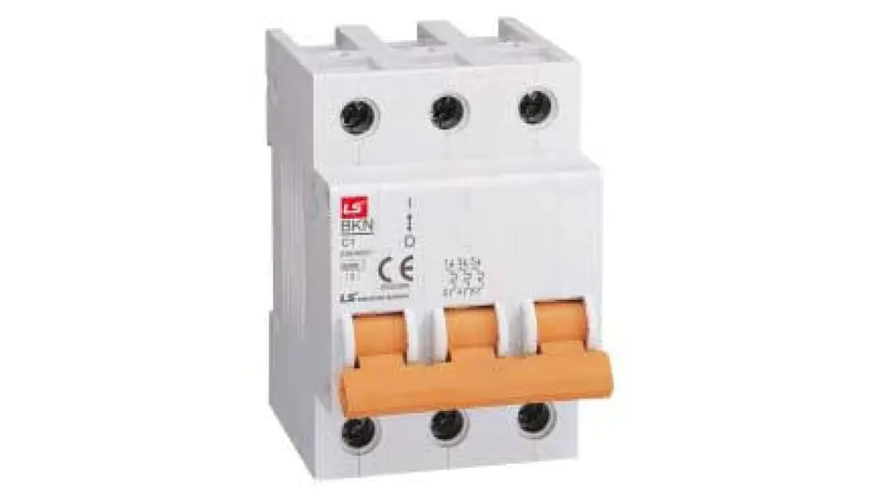 ⁨Circuit breaker 1.5 module 3P C 125A 10kA AC BKH-C-125-3 06110348R0⁩ at Wasserman.eu