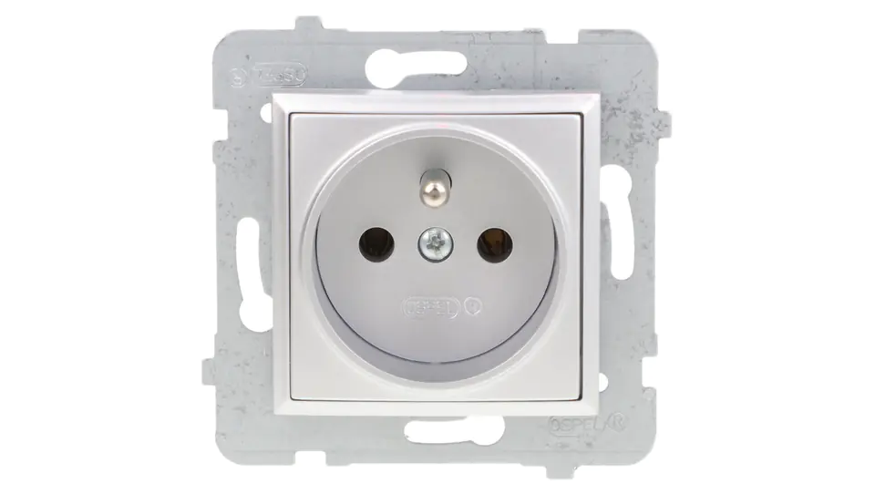 ⁨ARIA Single socket with/u silver GP-1UZ/m/18⁩ at Wasserman.eu