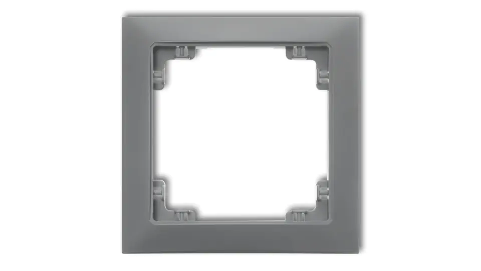 ⁨DECO Universal single frame made of DECO Soft grey matt 27DRSO-1⁩ at Wasserman.eu