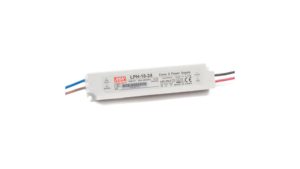 ⁨Power Supply Mean Well LPH-18-24 18W ip67 24VDC⁩ at Wasserman.eu