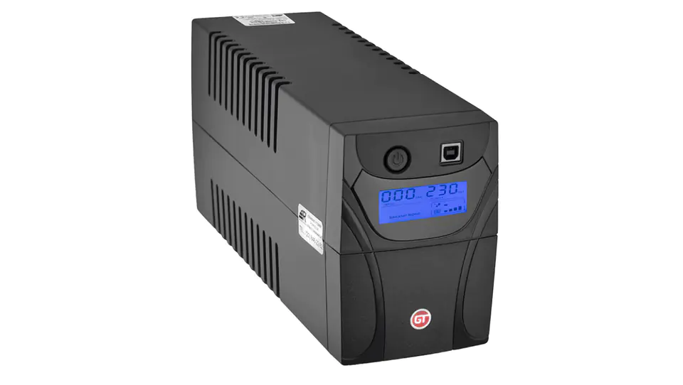 ⁨Zasilacz awaryjny UPS GT POWERbox 650VA/360W Line-Interactive 2x Schucko GTPOWERbox0650S⁩ w sklepie Wasserman.eu