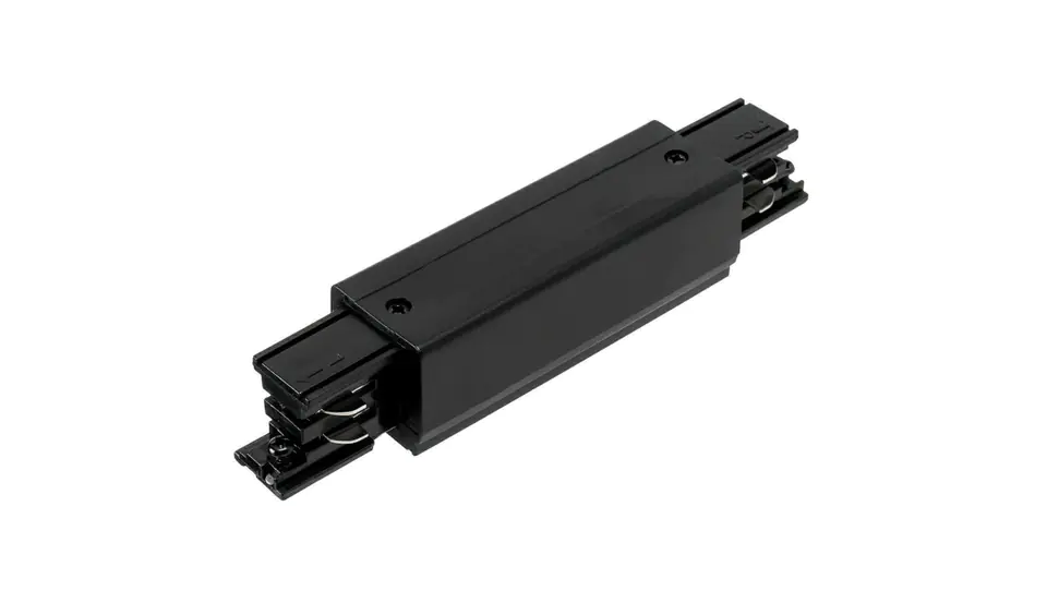 ⁨Connector 180 degrees LUXSYSTEM-3F black black long with CreeLamp connection⁩ at Wasserman.eu