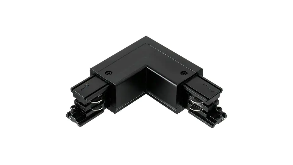 ⁨Connector 90 degrees for LUXSYSTEM-3F black black CreeLamp rail lighting⁩ at Wasserman.eu