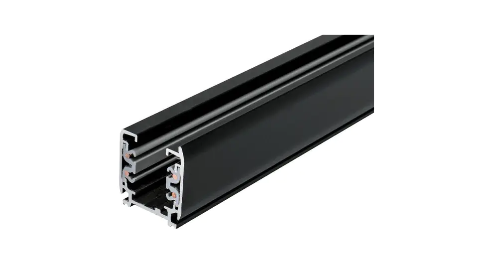 ⁨Rail for LUXsystem-3F CreeLamp 1m black aluminium rail light⁩ at Wasserman.eu