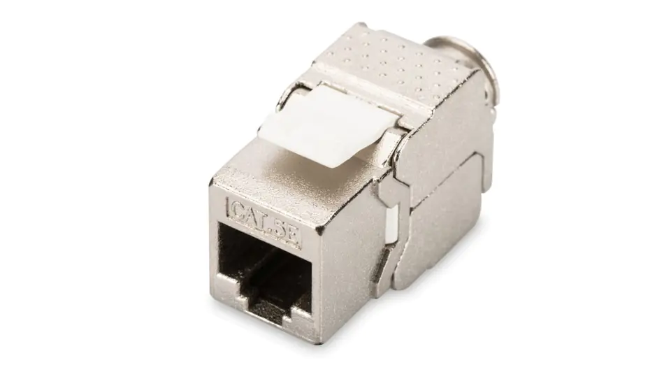 ⁨Keystone RJ45 (8P8C) Module Cat 5e STP toolless DN-93512⁩ at Wasserman.eu