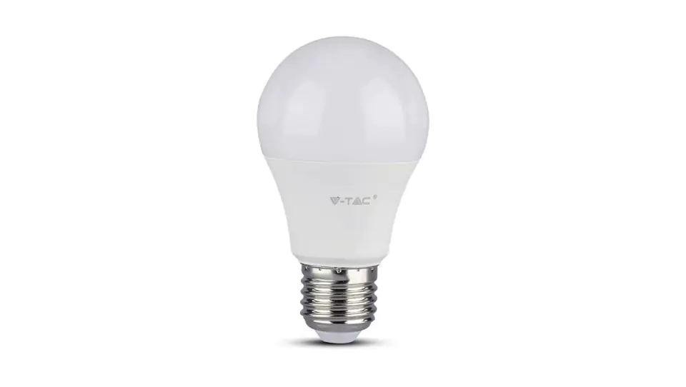 ⁨Żarówka LED VT-210 SAMSUNG CHIP 9W E27 A58 3000K 806lm A+ 200st. 228⁩ w sklepie Wasserman.eu