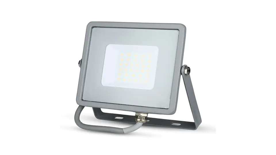 ⁨Projektor LED 30W 2400lm 6400K Dioda SAMSUNG Szary IP65 456⁩ w sklepie Wasserman.eu