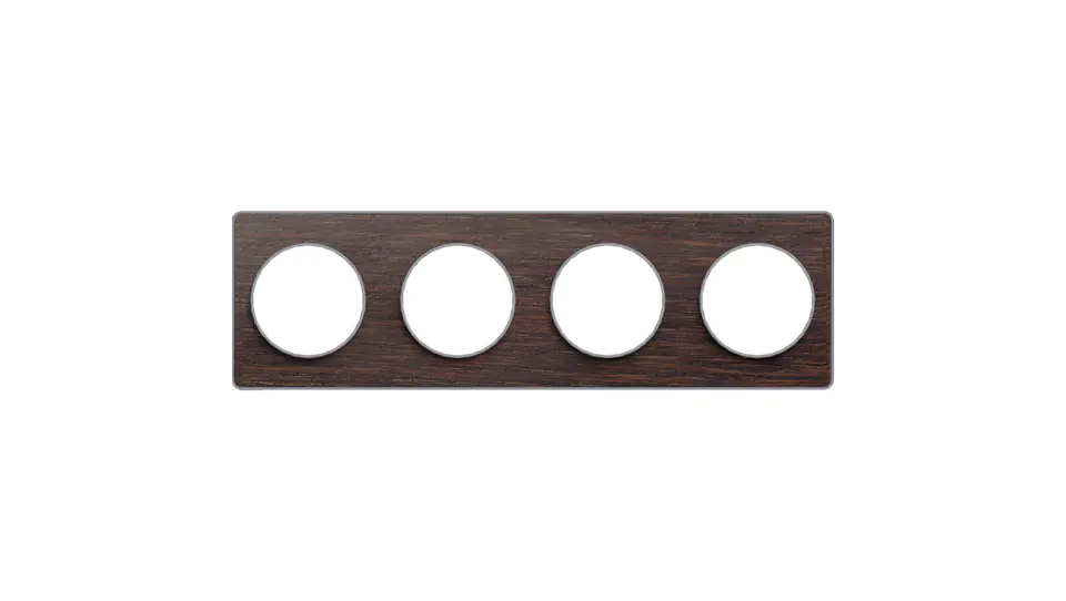 Odace touch Quad Rahmen Aluminium wenge S53P808P im Wasserman.eu