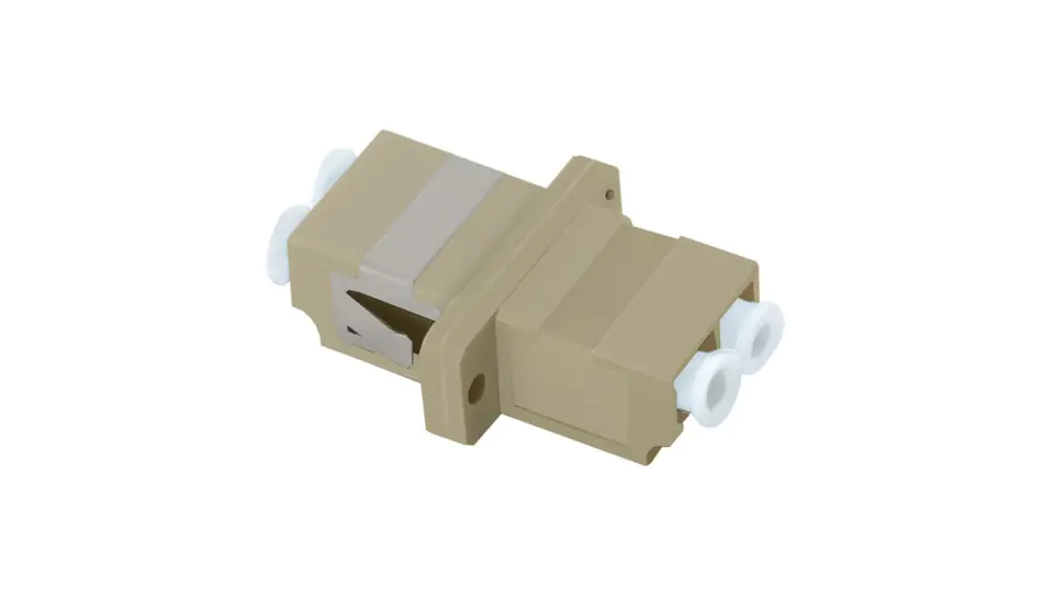 ⁨Qoltec Adapter światłowodowy LC/UPC Duplex Multimode⁩ w sklepie Wasserman.eu