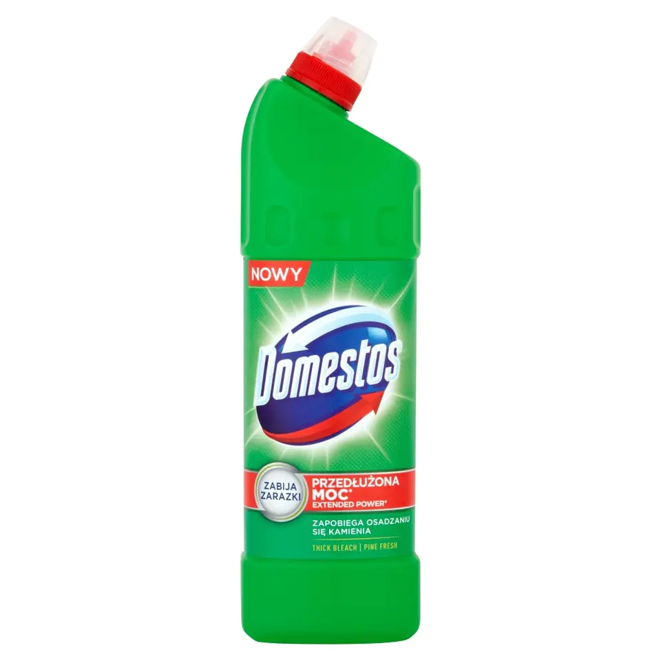 ⁨Domestos Przedłużona Moc Płyn do WC oczyszczająco-dezynfekujący Pine Fresh 1000ml⁩ w sklepie Wasserman.eu