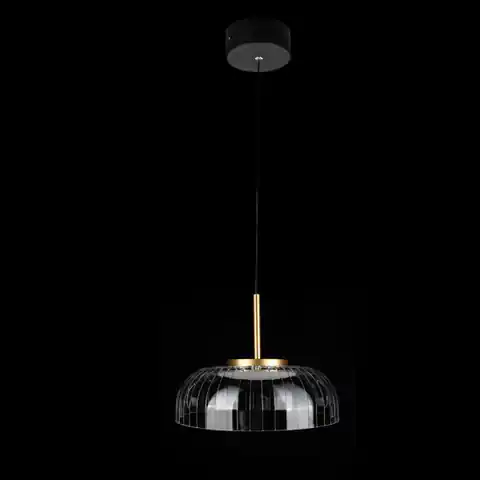 ⁨LED pendant lamp Vitrum Altavola Design (Light color slightly warm, Satin gold, Dimmable no)⁩ at Wasserman.eu