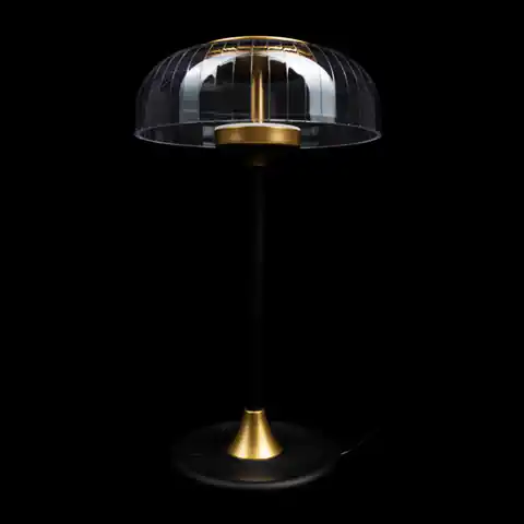 ⁨LED table lamp Vitrum Altavola Design (Light color slightly warm, Satin gold, Dimmable no)⁩ at Wasserman.eu