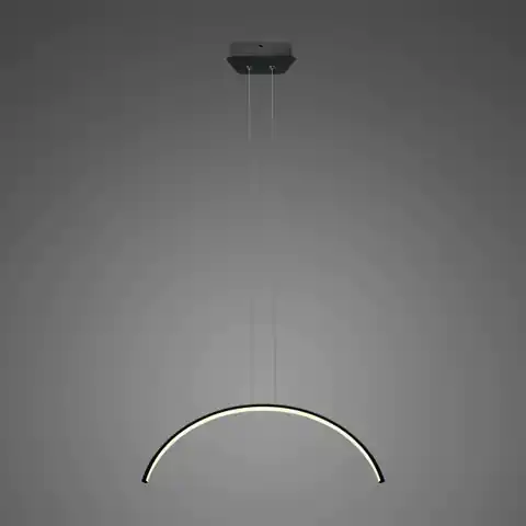 ⁨LED-Lampe Infinity No.1 60 cm in 3k schwarz Altavola Design (Lichtfarbe leicht warm, nach innen gerichtete Lichtrichtung, Farbe Schwarz, Dimmbar nein)⁩ im Wasserman.eu