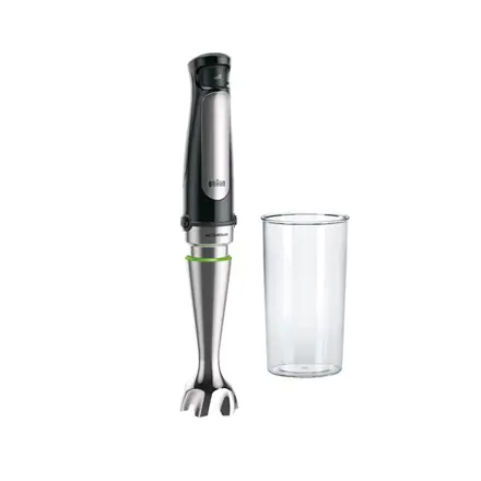 Blender ręczny Braun MQ7000X blender ręczny MultiQuick 1000 W Liczba prędkości 2 Czarny/Stal nierdzewna w sklepie Wasserman.eu
