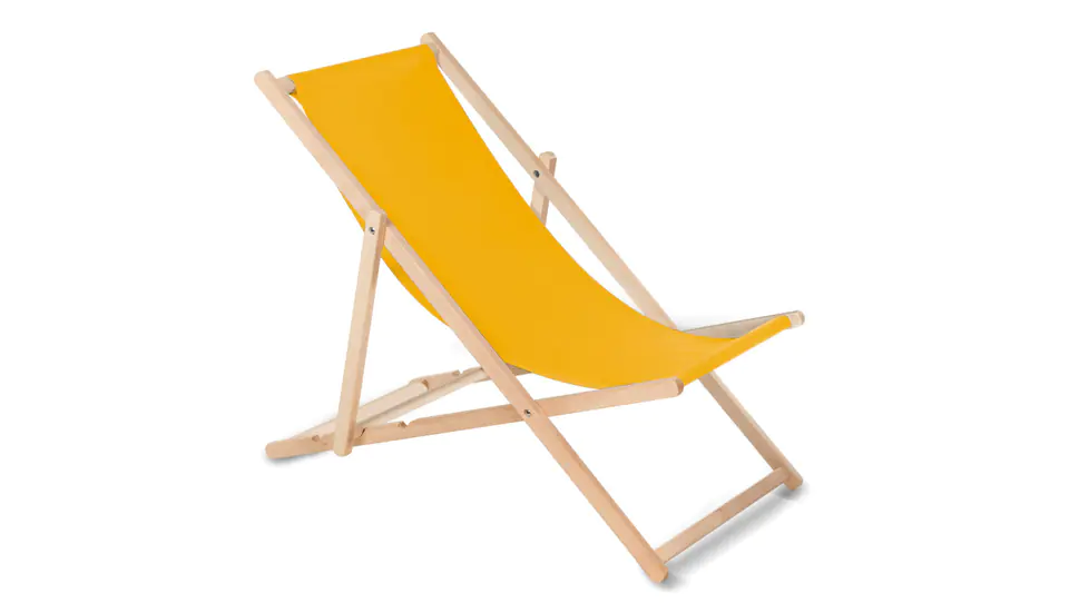 ⁨Classic beech deckchair gold 46943⁩ at Wasserman.eu