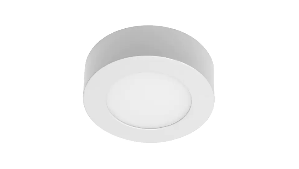 ⁨Oprawa LED ORIS PLUS typu downlight,7W,560lm,AC220-240V,50/60Hz,120,3000K,natynkowa,biały⁩ w sklepie Wasserman.eu