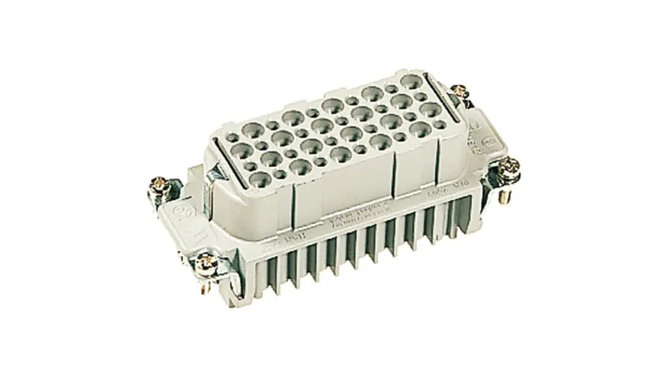 ⁨Crimp connector (insert) 40+PE female 250V 10A Han D 09210403101⁩ at Wasserman.eu