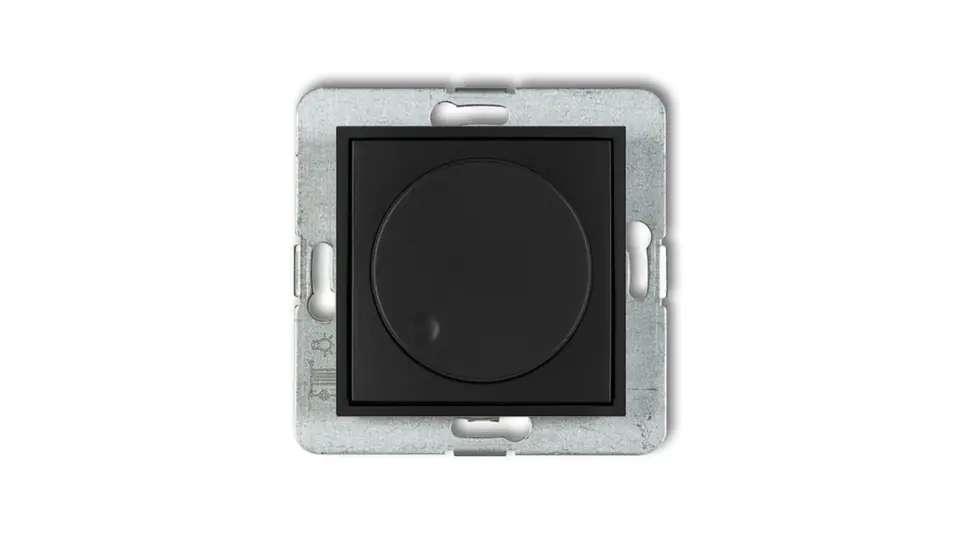 MINI Ściemniacz elektroniczny przyciskowo-obrotowy do lamp LED czarny mat 12MRO-2 w sklepie Wasserman.eu
