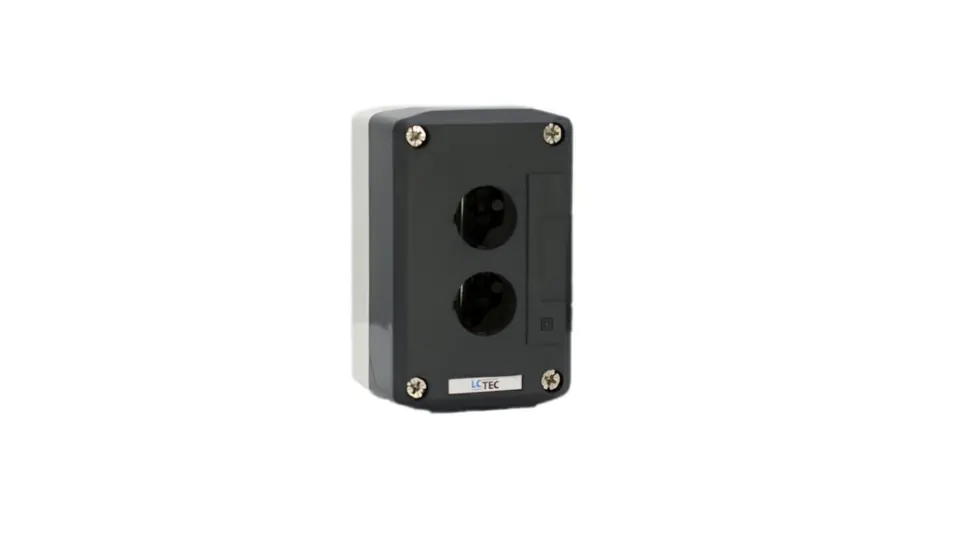 ⁨Cassette IP54 grey 2 holes EBSA5/K2 IP54 2 : NP8 LC-Tec 5902838490655⁩ at Wasserman.eu