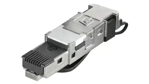 ⁨Złącze wtykowe sieciowe modułowe IE-PS-RJ45-FH-BK 1963600000 /10szt./⁩ w sklepie Wasserman.eu