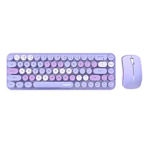 ⁨MOFII Bean 2.4G Wireless Keyboard + Mouse Kit (Purple)⁩ at Wasserman.eu