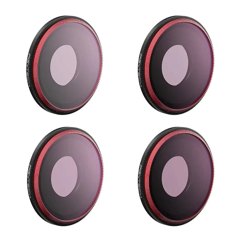 ⁨Set of 4 filters ND-PL (8/16/32/64) PGYTECH for DJI Osmo Action 3⁩ at Wasserman.eu