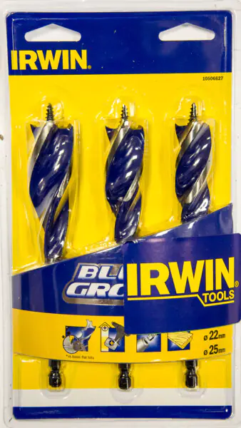 ZESTAW WIERTEŁ DO DREWNA BLUE GROOVE 6X 20,22,25 MM w sklepie Wasserman.eu