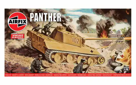 ⁨Plastic model Panther Tank⁩ at Wasserman.eu