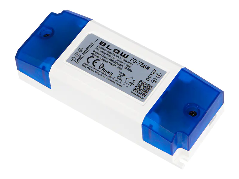 ⁨70-756# Zasilacz impulsowy montażowy 12v/2a 24w plastikowy⁩ w sklepie Wasserman.eu