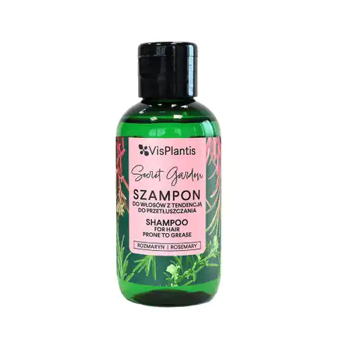 ⁨Vis Plantis Secret Garden Shampoo for hair with a tendency to oiliness - Rosemary 75ml (mini)⁩ at Wasserman.eu