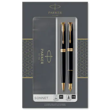 ⁨Parker SONNET Black, Gold 2 pc(s)⁩ at Wasserman.eu