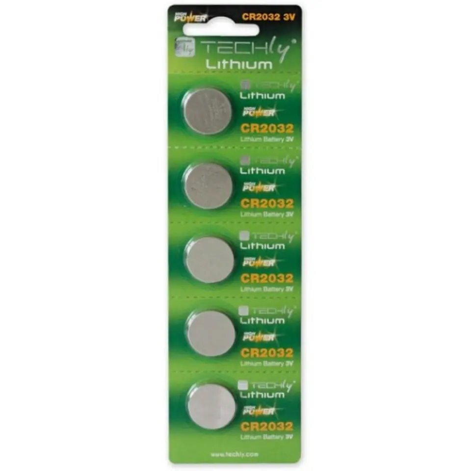 ⁨Lithium batteries 3V CR2032, 5pcs⁩ at Wasserman.eu