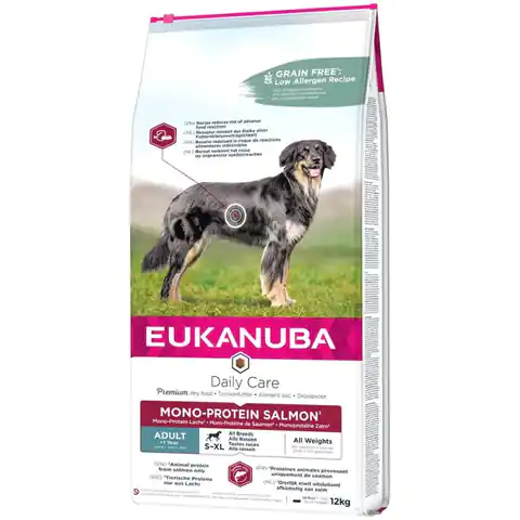 ⁨EUKANUBA Daily Care Adult Mono Protein Salmon - dry dog food - 12 kg⁩ at Wasserman.eu