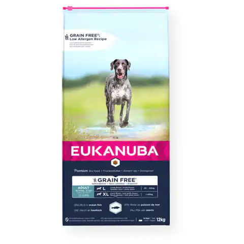 ⁨EUKANUBA Grain Free Large Breed - dry dog food - 12 kg⁩ at Wasserman.eu