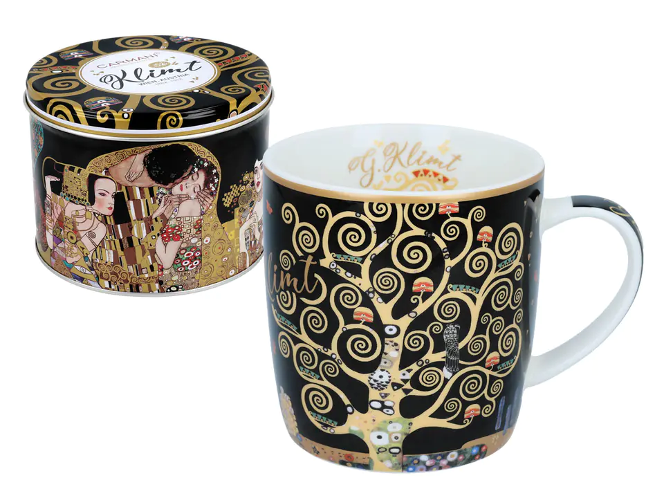 ⁨Canned mug - G. Klimt, The Tree of Life (CARMANI)⁩ at Wasserman.eu