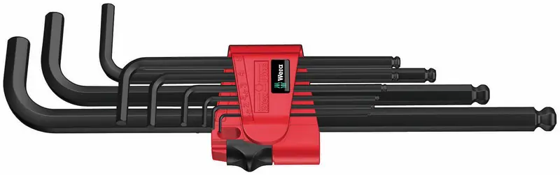 ⁨ALLEN STEM WRENCH SET WITH BALL, BLACKLASER⁩ at Wasserman.eu