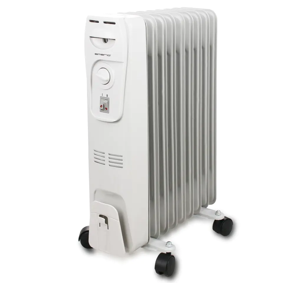 ⁨EMERIO HO-105589 OIL RADIATOR WHITE⁩ w sklepie Wasserman.eu