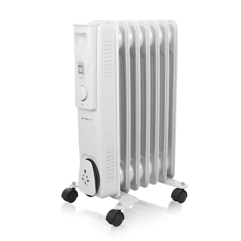 ⁨EMERIO HO-124421 OIL RADIATOR WHITE⁩ w sklepie Wasserman.eu