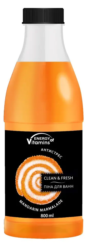 ⁨ENERGY OF VITAMINS Pianka do kąpieli Mandarin Marmalade 800ml⁩ w sklepie Wasserman.eu