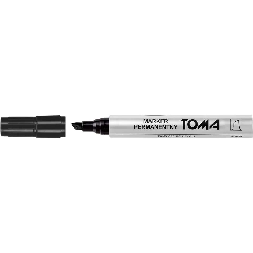 ⁨Permanent marker truncated tip black TO-091 TOMA⁩ at Wasserman.eu