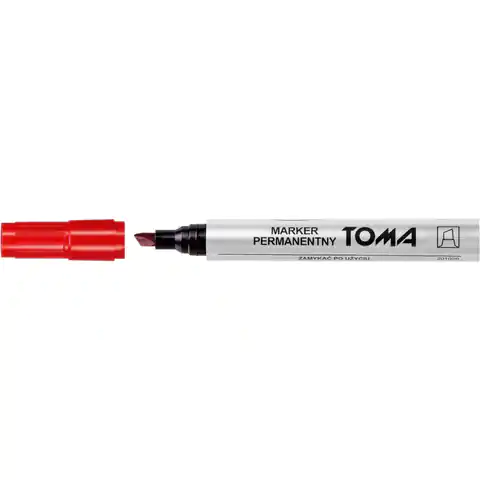 ⁨Permanent marker truncated tip red TO-091 TOMA⁩ at Wasserman.eu