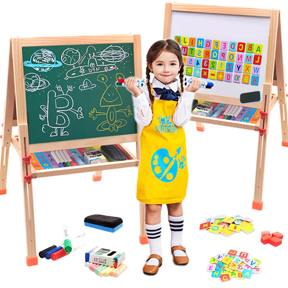 ⁨MAGNETIC BOARD ADJUSTABLE SY-A029, 45*90cm⁩ at Wasserman.eu