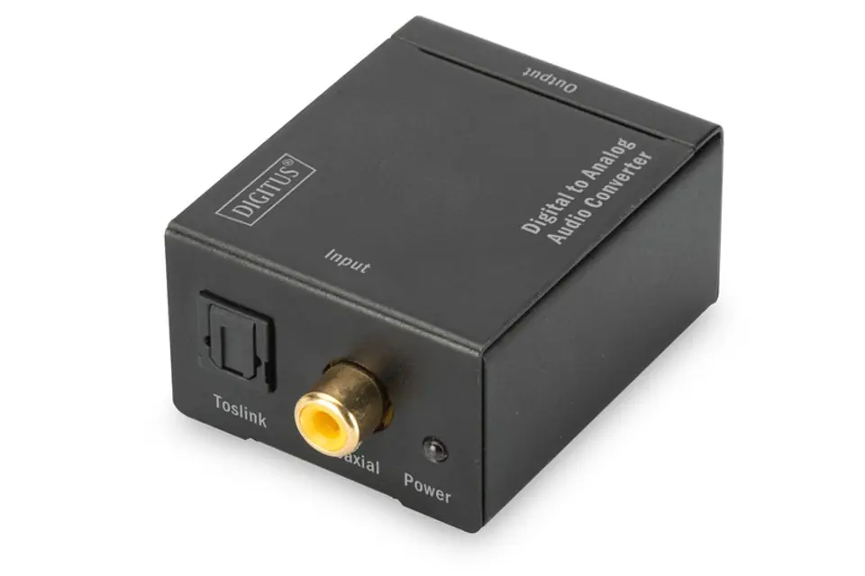 Audio Signal Converter 1xCoax/Toslink to 1xMiniJack 3.5mm at Wasserman.eu