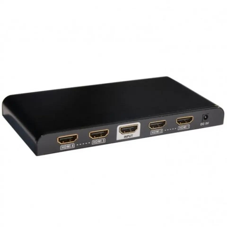 ⁨Rozdzielacz-splitter HDMI 1/4 Ultra HD, 3D⁩ w sklepie Wasserman.eu