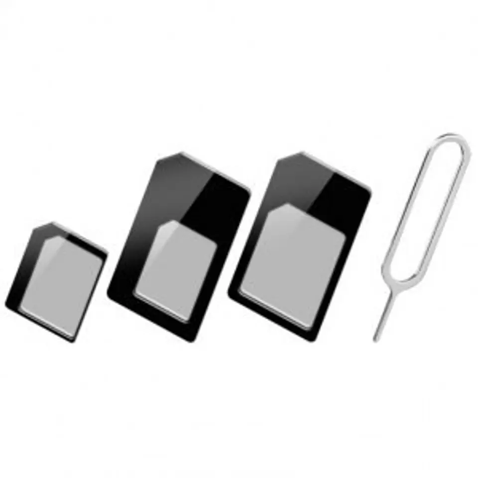SIM Card adapter (nano, micro) + key at Wasserman.eu