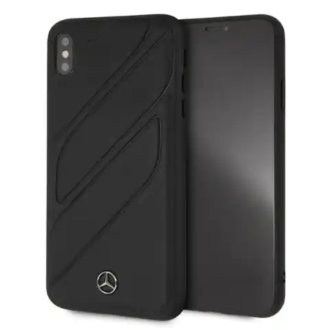 ⁨Mercedes MEHCI65THLBK iPhone XS Max czarny/black hardcase New Organic I⁩ w sklepie Wasserman.eu