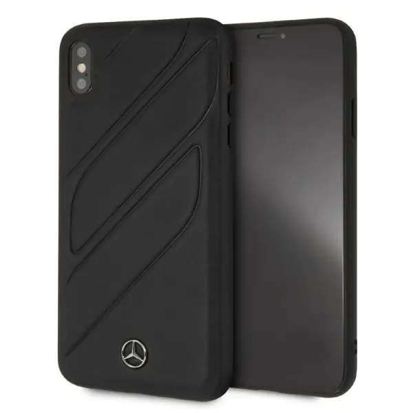 ⁨Mercedes MEHCI65THLBK iPhone XS Max czarny/black hardcase New Organic I⁩ w sklepie Wasserman.eu