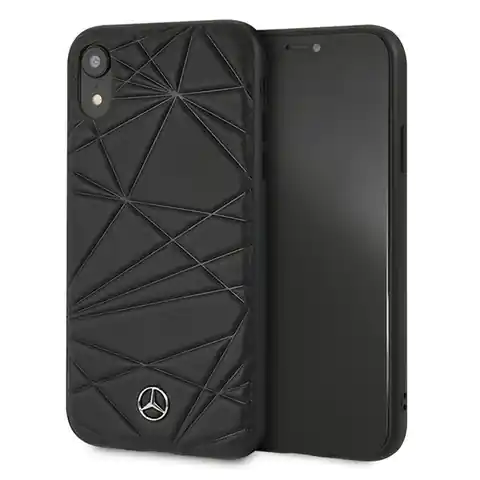 ⁨Mercedes MEPERHCI61QGLBK iPhone Xr czarny/black hardcase Twister⁩ w sklepie Wasserman.eu