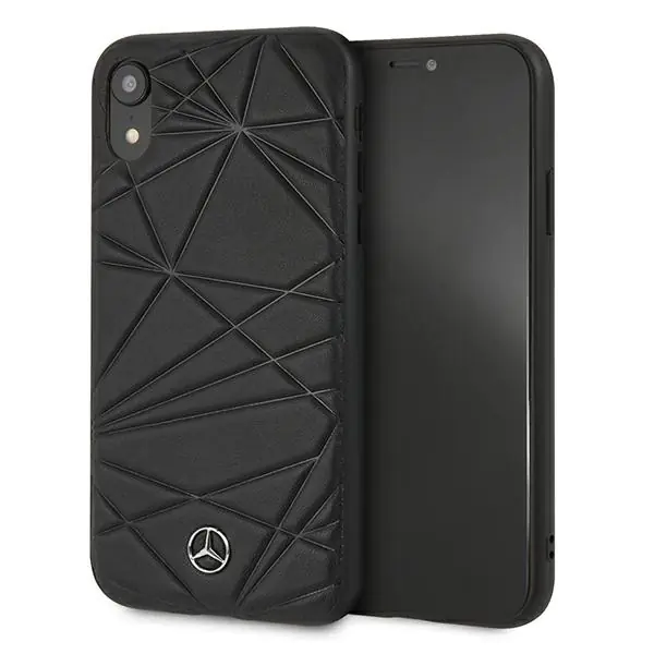 ⁨Mercedes MEPERHCI61QGLBK iPhone Xr black/black hardcase Twister⁩ at Wasserman.eu